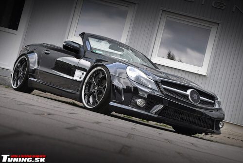 mercedes benz sl cabrio tuning r230 prior design