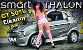 Smart ForTwo a l� Shelby GT500 Eleanor !