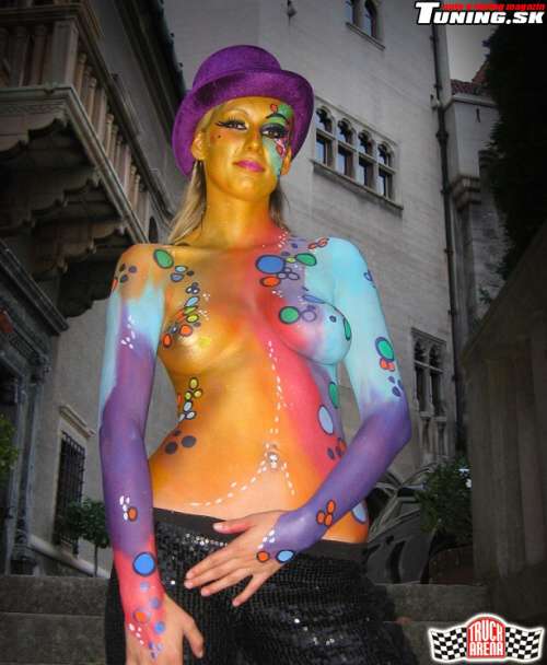bodypainting miss truck arena 2010