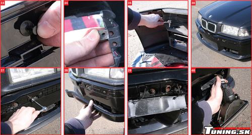 bmw e36 tuning naraznik predny spojler