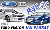 Nov� Volkswagen Passat R36 a MRT Ford Fusion T5 !