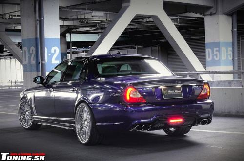 jaguar xj x350 black bison wald international