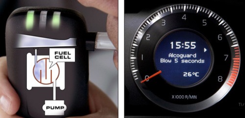 Alcoguard ji� ve Volvu XC60