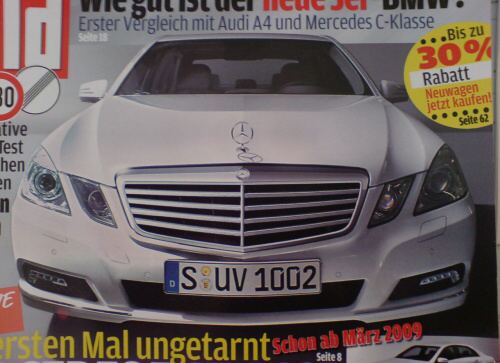Nov� Mercedes t��dy E