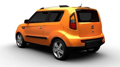 Kia Soul bez st�echy