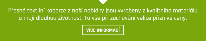 P�esn� textiln� koberce