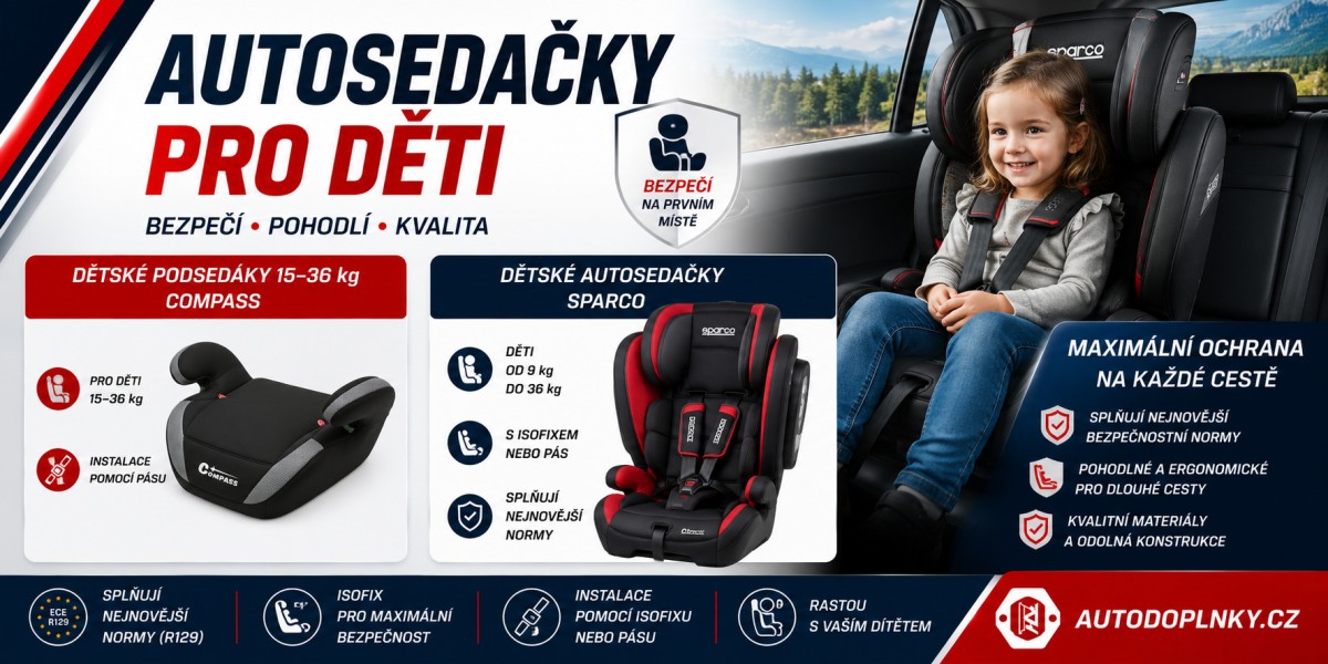 D�tsk� autoseda�ky a podsed�ky do auta