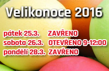 Otev�rac� doba Velikonoce