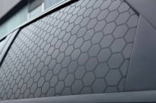 Samolepka na okno Honeycomb