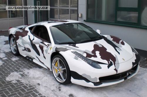 Ferrari 458 Italia kamufl�