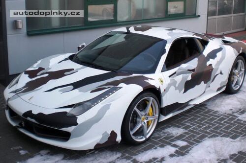 Ferrari 458 Italia kamufl�