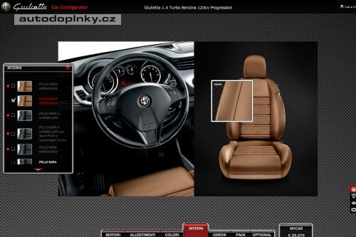 Giulietta v konfigur�toru