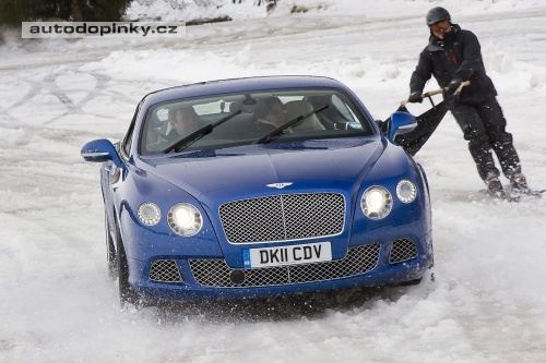 Bentley GT na ly�a�sk�m v�cviku
