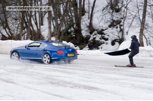 Bentley GT na ly�a�sk�m v�cviku
