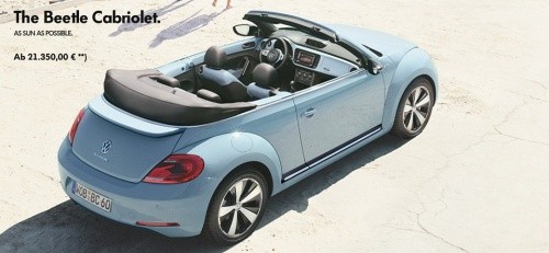 VW zve�ejnil ceny kabrioletu Beetle