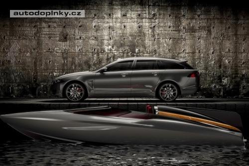 Jaguar XF Sportbrake a Speedboat