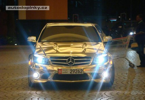 C63 AMG ve zlat�m chromu