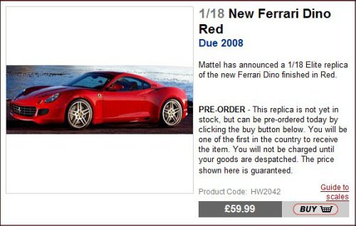 Ferrari Dino bude