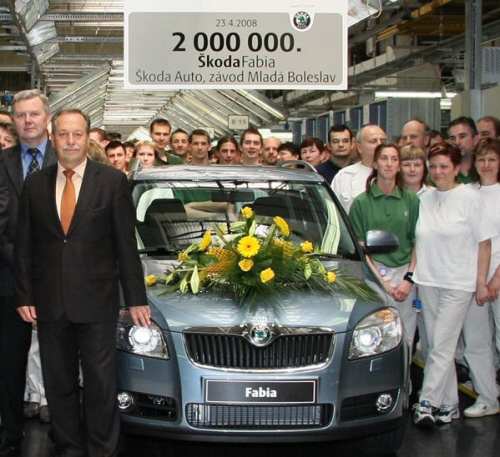 2 miliont� Fabia