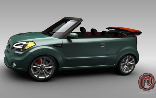 Kia Soul bez st�echy