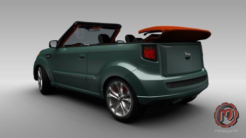 Kia Soul bez st�echy