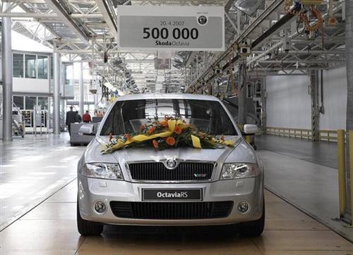 Nov� Octavia v po�tu 500 000 kus�