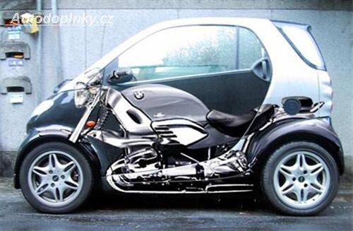 Smart a motocykl BMW