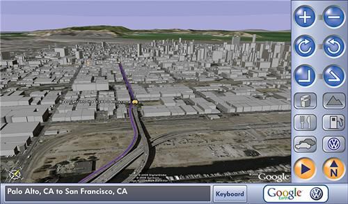 VW a Google navigace