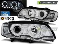 P�edn� sv�tla XENON D2S, BMW X5, 99-03, Angel Eyes, LED, chrom P�edn� sv�tla XENON D2S, BMW X5, 99-03, Angel Eyes, LED, chrom