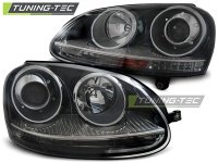 P�edn� sv�tla VW Golf V, 2003-2009, styl GTI �ern� black