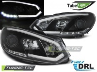 P�edn� sv�tla VW Golf 6, 2009- Tube Light, �ern� black, denn� sv�cen� RL P�edn� sv�tla VW Golf 6, 2009- Tube Light, �ern� black, denn� sv�cen� RL