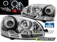 P�edn� sv�tla VW Golf V, 2003-2009, Angel Eyes CCFL, chrom P�edn� sv�tla VW Golf V, 2003-2009, Angel Eyes CCFL, chrom