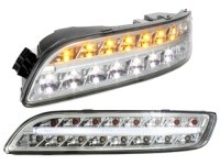 LITEC LED p�edn� blinkr, parkovac� sv�tlo, mlhovka Porsche 997 -- rok v�roby 2004-08 chrom