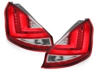 LED zadn� sv�tla Ford Fiesta MK7 -- rok v�roby 2008-12 �erven�/crystal