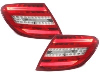 LED zadn� sv�tla Mercedes C W204 sedan -- rok v�roby 2006-10 �erven�/crystal LED zadn� sv�tla Mercedes C W204 sedan -- rok v�roby 2006-10 �erven�/crystal