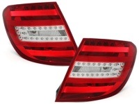 LED zadn� sv�tla Mercedes C W204 Combi -- rok v�roby 2006-10 �erven�/crystal