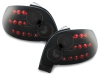 LED zadn� sv�tla Peugeot 206 -- rok v�roby 98-09 �ern�/kou�ov�