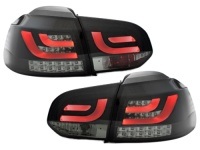 LED zadn� sv�tla s LED blinkrem VW Golf VI -- od roku v�roby 2008- �ern�/kou�ov� LED zadn� sv�tla s LED blinkrem VW Golf VI -- od roku v�roby 2008- �ern�/kou�ov�
