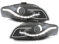 P�edn� sv�tla s denn�m sv�cen�m Audi A4 B7 -- rok v�roby 2004-08 �ern� P�edn� sv�tla s denn�m sv�cen�m Audi A4 B7 -- rok v�roby 2004-08 �ern�
