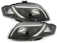 P�edn� sv�tla s denn�m sv�cen�m Audi A4 B7 -- rok v�roby 2004-08 �ern� P�edn� sv�tla s denn�m sv�cen�m Audi A4 B7 -- rok v�roby 2004-08 �ern�