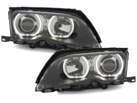 P�edn� sv�tla BMW 3 E46 sedan -- rok v�roby 2001-04 Angel Eyes �ern� P�edn� sv�tla BMW 3 E46 sedan -- rok v�roby 2001-04 Angel Eyes �ern�