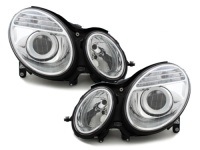 P�edn� sv�tla Mercedes E W211 -- rok v�roby 2002-06 chrom