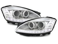 P�edn� sv�tla s denn�m sv�cen�m Mercedes S W221 -- rok v�roby 2006-08 Xenon chrom