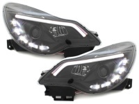 P�edn� sv�tla s denn�m sv�cen�m Opel Corsa D -- od roku v�roby 2011- �ern� P�edn� sv�tla s denn�m sv�cen�m Opel Corsa D -- od roku v�roby 2011- �ern�