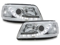 P�edn� sv�tla s denn�m sv�cen�m VW T5 -- rok v�roby 2003-09 chrom P�edn� sv�tla s denn�m sv�cen�m VW T5 -- rok v�roby 2003-09 chrom