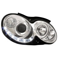 P�edn� sv�tla s denn�m sv�cen�m Mercedes CLK W209 -- rok v�roby 2003-08 chrom P�edn� sv�tla s denn�m sv�cen�m Mercedes CLK W209 -- rok v�roby 2003-08 chrom