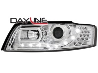 DAYLINE p�edn� sv�tla AUDI A4 8E 01-04 chrom DAYLINE p�edn� sv�tla AUDI A4 8E 01-04 chrom