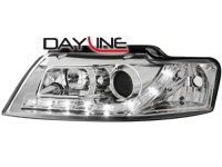 DAYLINE p�edn� sv�tla AUDI A4 8HE 02-05 chrom DAYLINE p�edn� sv�tla AUDI A4 8HE 02-05 chrom
