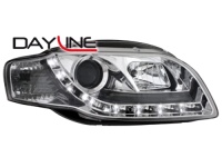 DAYLINE p�edn� sv�tla AUDI A4 B7 04-08 chrom DAYLINE p�edn� sv�tla AUDI A4 B7 04-08 chrom