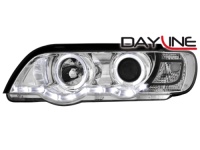 DAYLINE p�edn� sv�tla BMW X5 99-03 E53 chrom